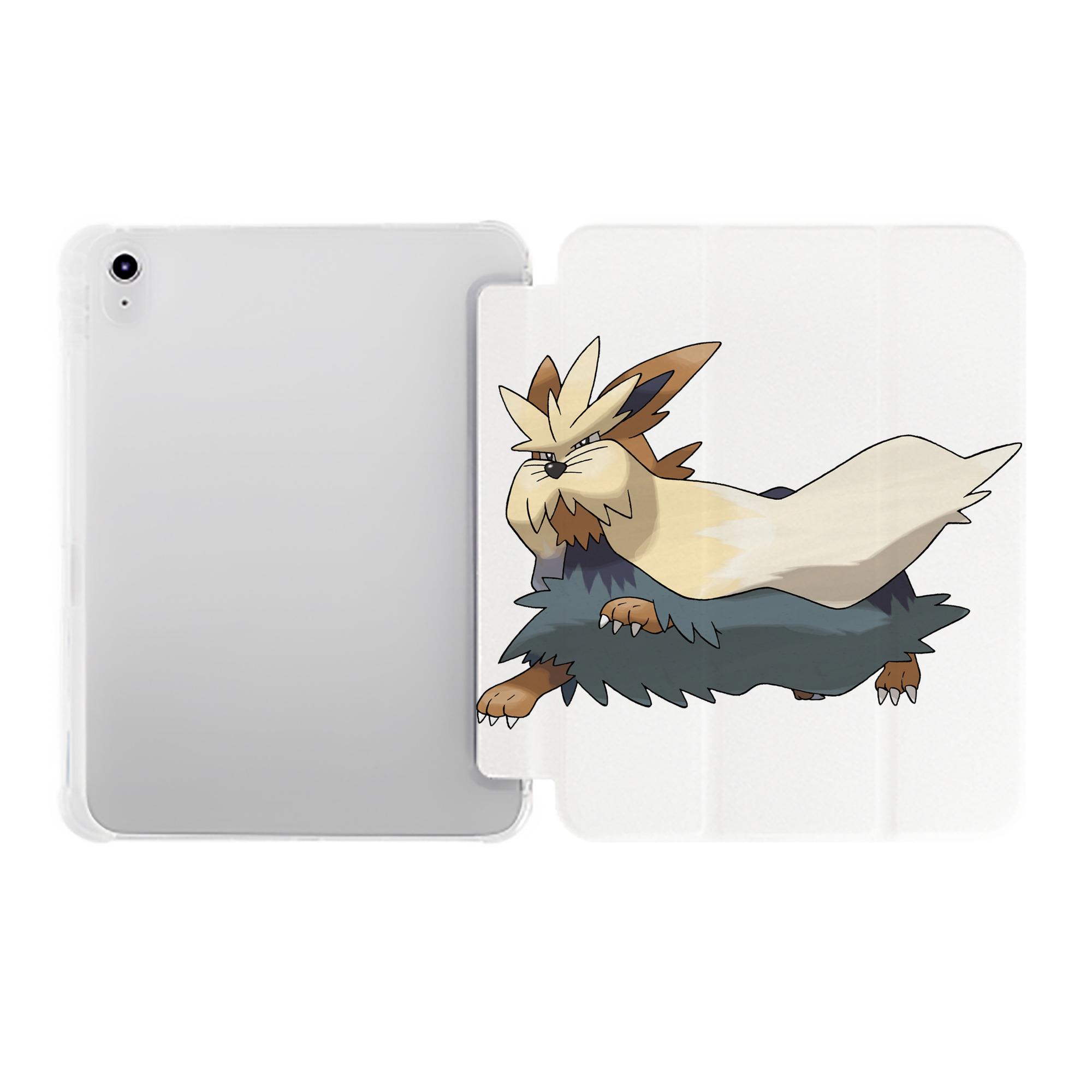 （画像用） ポケットモンスター Pokémon IPad ケース ペン収納付き 三つ折りスタンド PUレザー×シリコン 対応機種9.5/10.5/10.9インチ